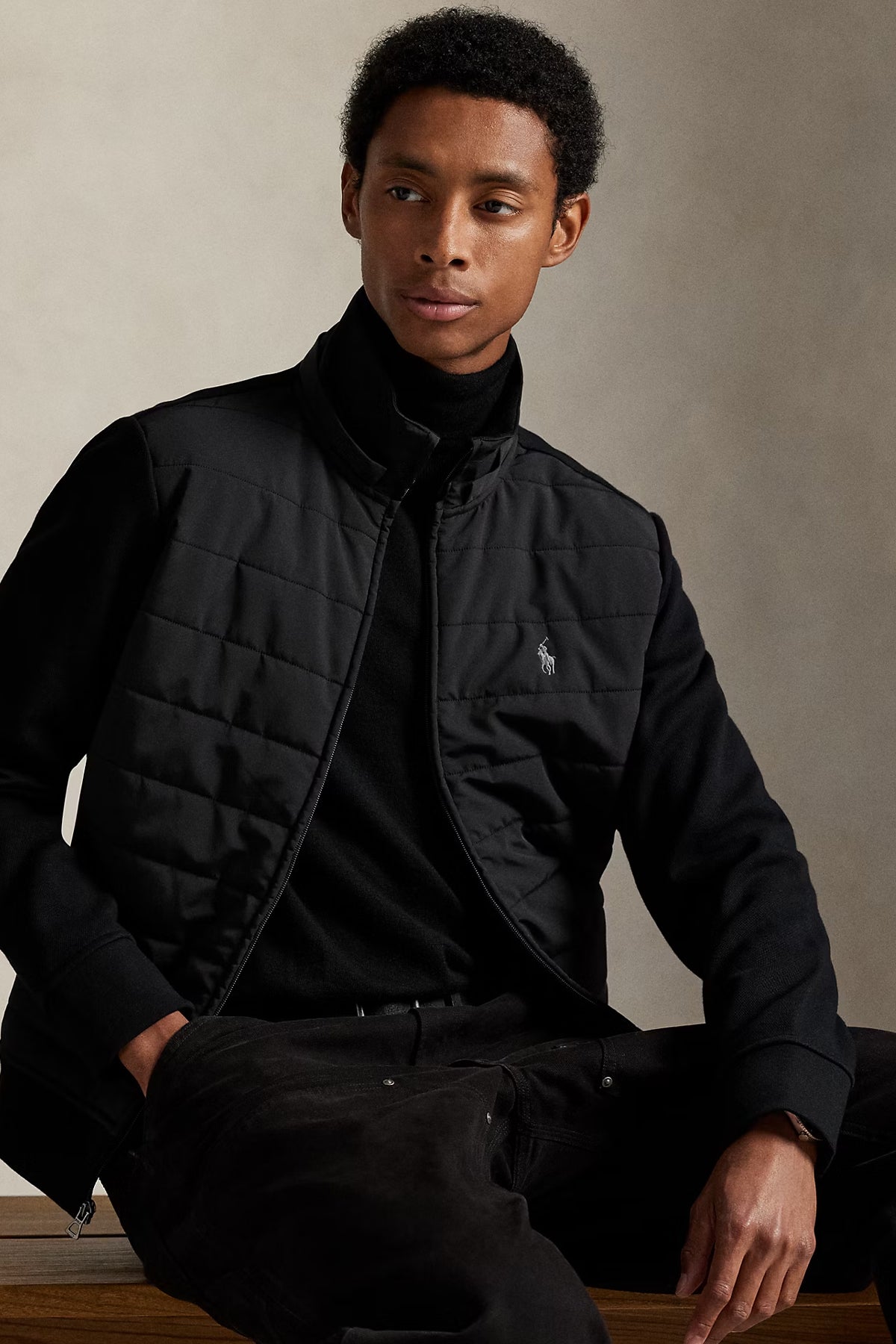 Polo Ralph Lauren Dik Yaka Kapüşonlu Puffer Ceket