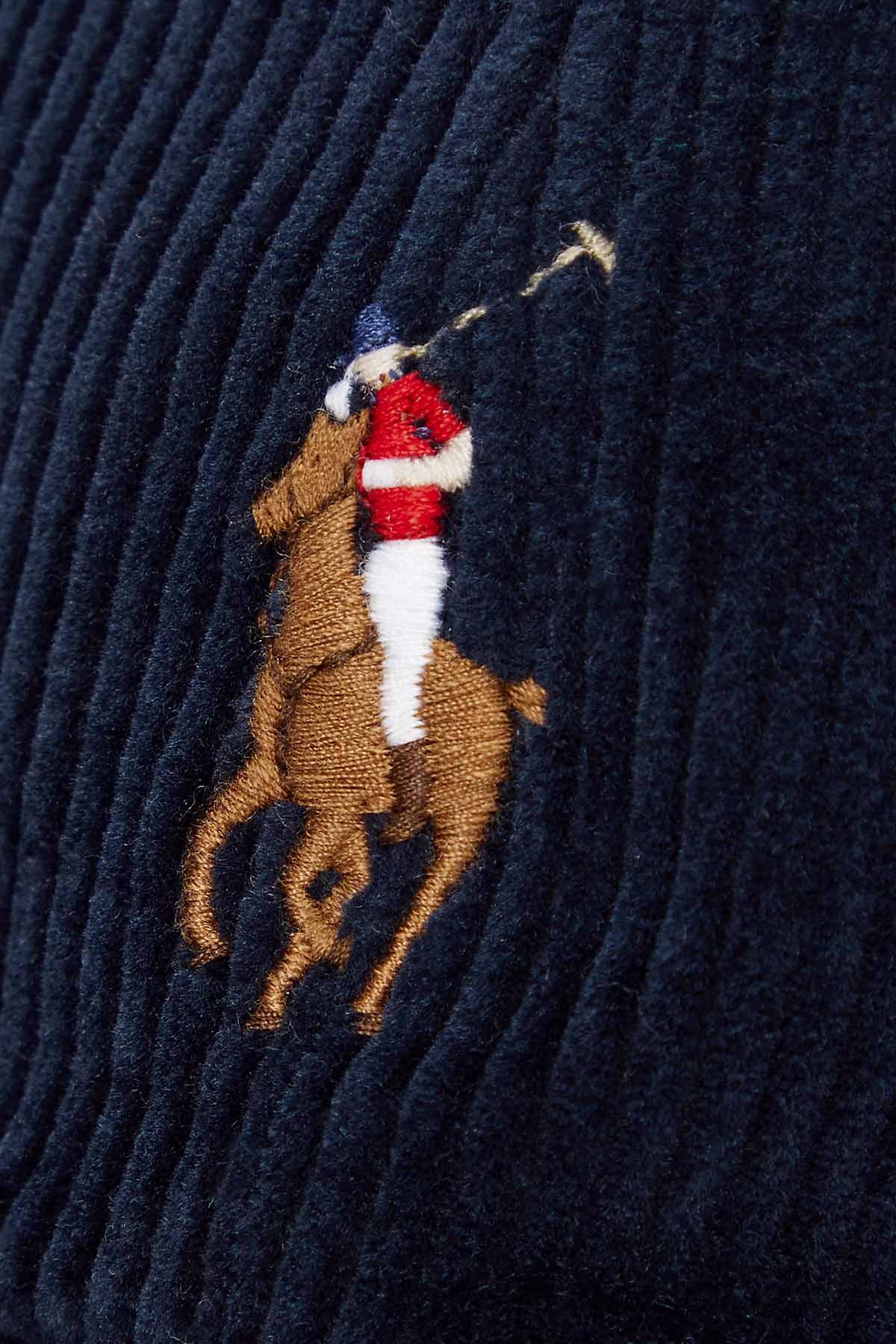 Polo Ralph Lauren Logolu Fitilli Kadife Şapka