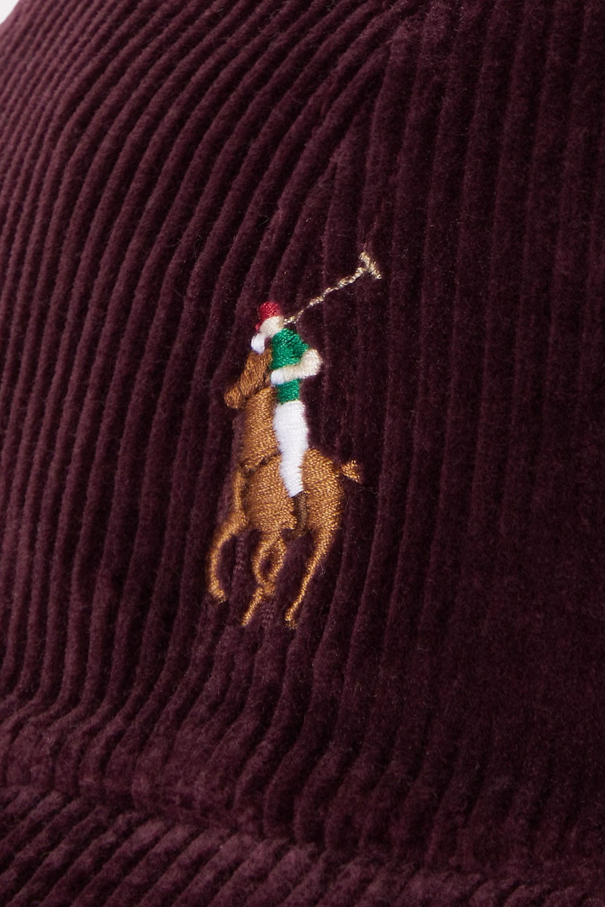 Polo Ralph Lauren Logolu Fitilli Kadife Şapka