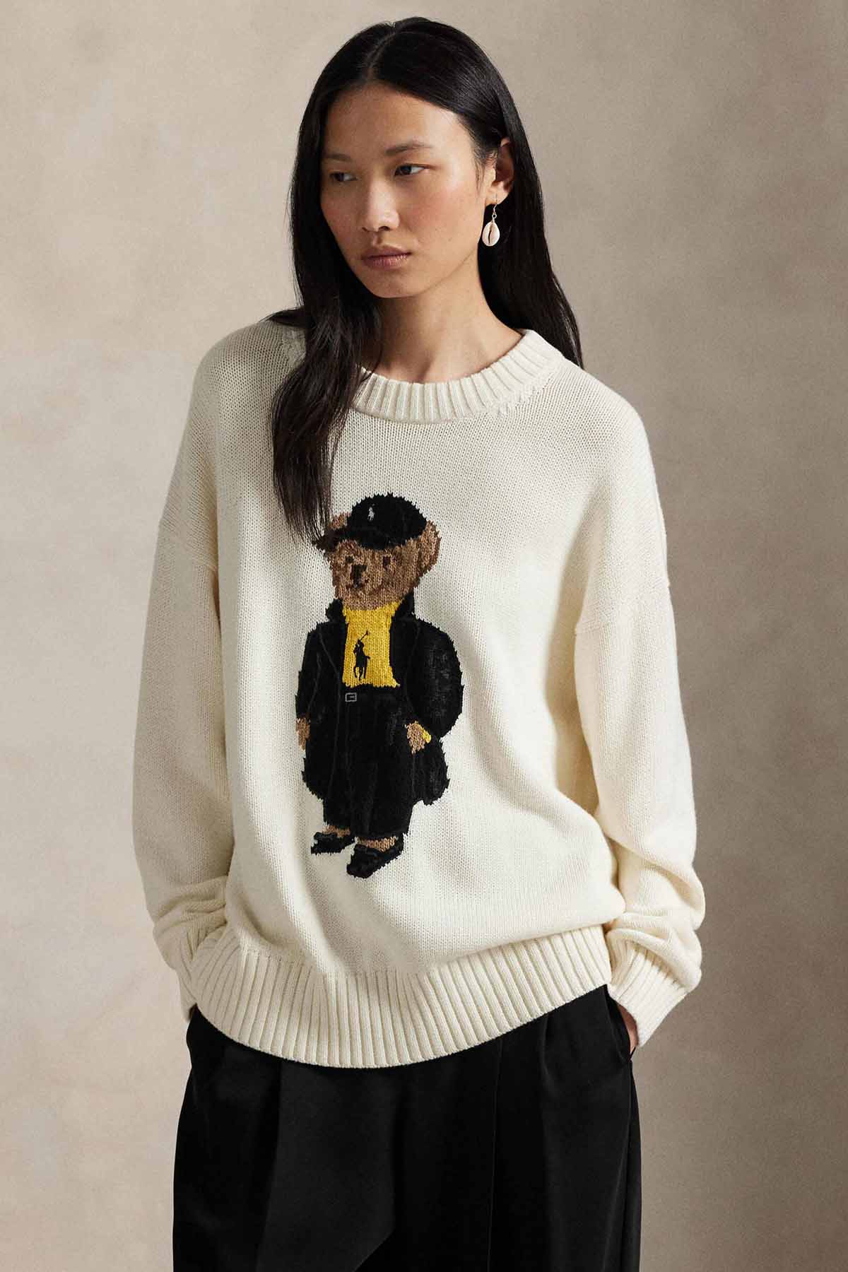 Polo Ralph Lauren Relaxed Fit Polo Bear Örgü Triko