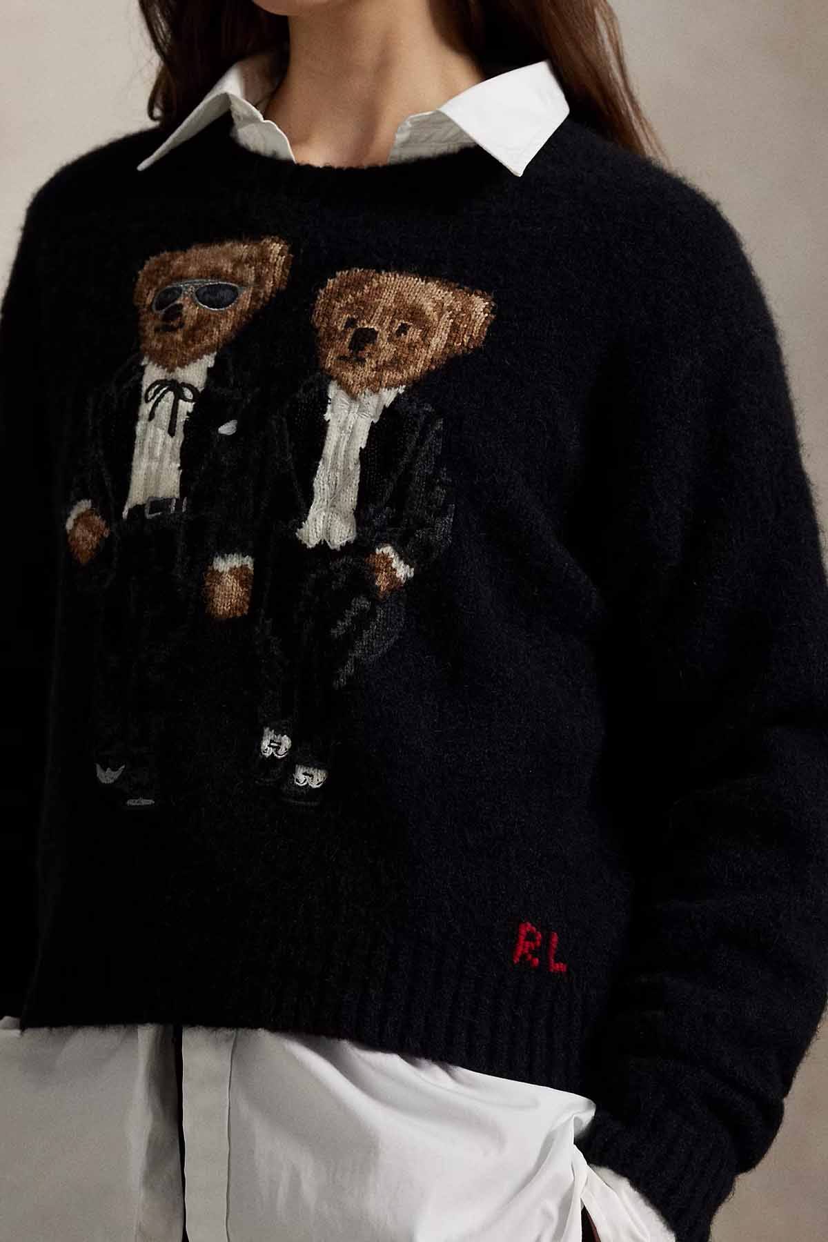 Polo Ralph Lauren Comfort Fit Polo Bear Örgü Yün Triko