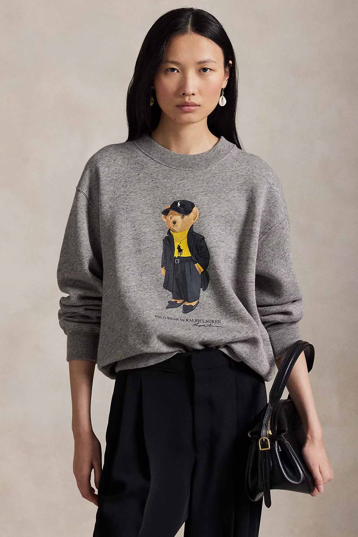Polo Ralph Lauren Relaxed Fit Polo Bear Şardonlu Sweatshirt