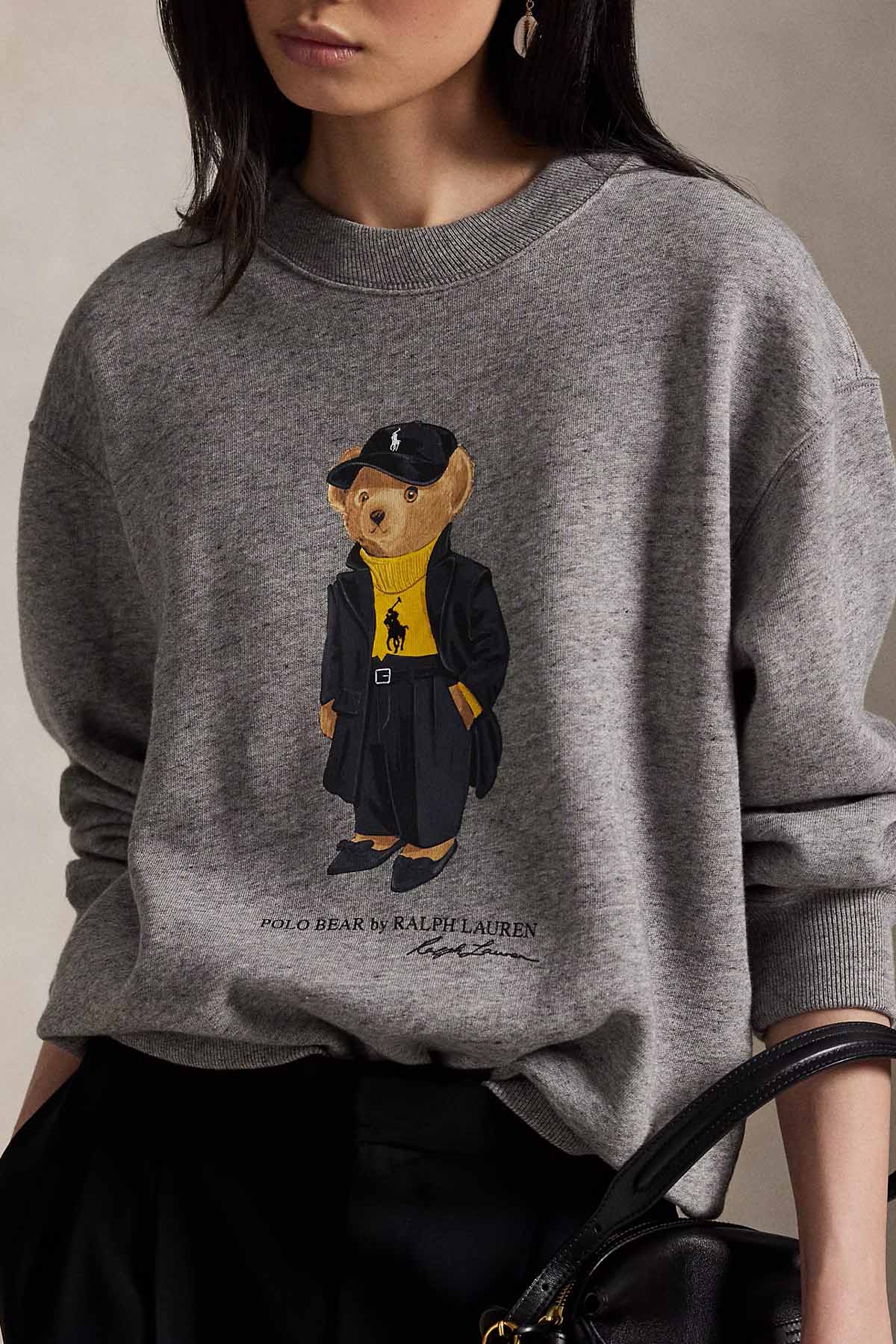 Polo Ralph Lauren Relaxed Fit Polo Bear Şardonlu Sweatshirt