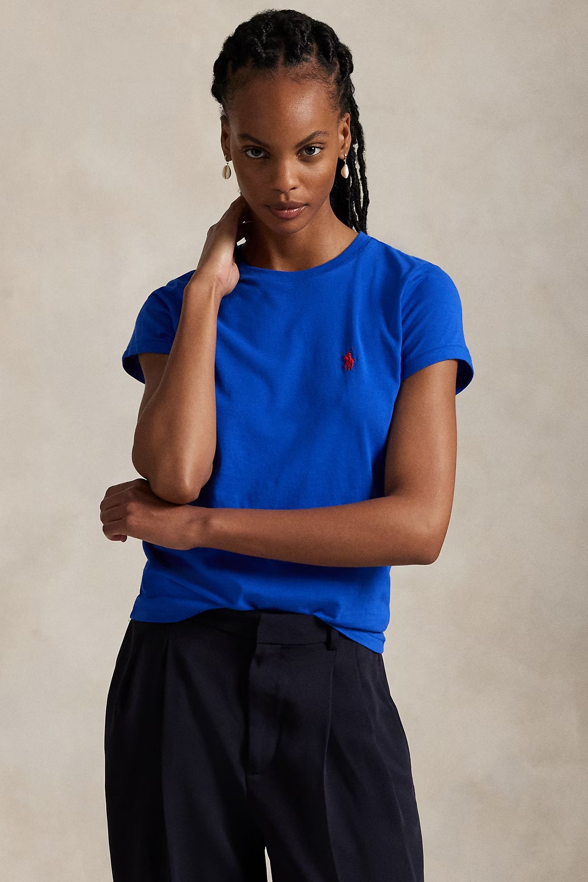 Polo Ralph Lauren Custom Fit Yuvarlak Yaka T-shirt