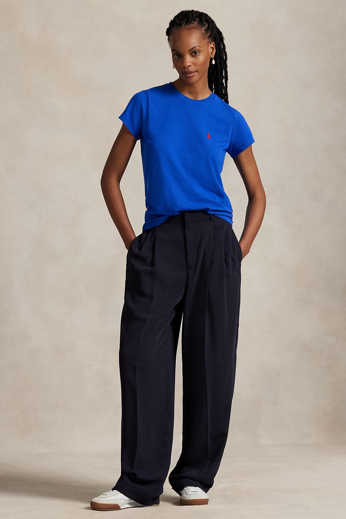 Polo Ralph Lauren Custom Fit Yuvarlak Yaka T-shirt