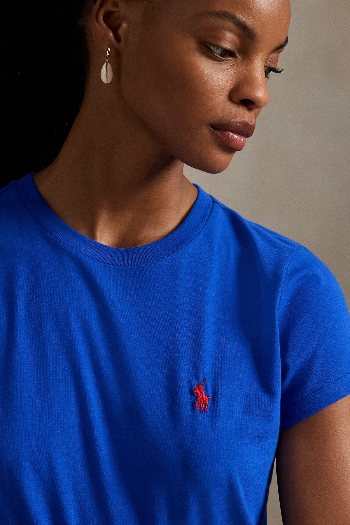 Polo Ralph Lauren Custom Fit Yuvarlak Yaka T-shirt