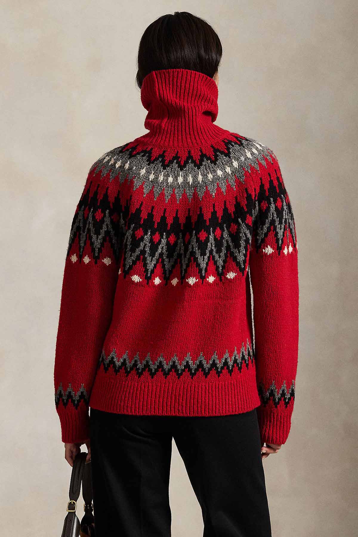 Polo Ralph Lauren Regular Fit Balıkçı Yaka Örgü Yün Triko