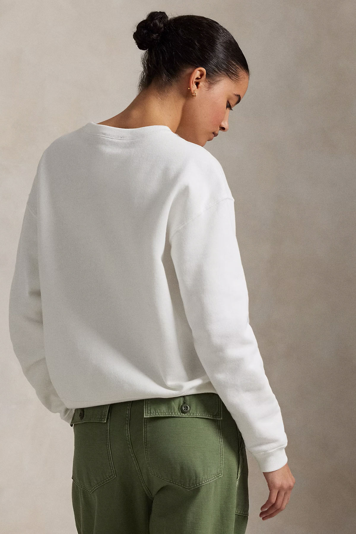 Polo Ralph Lauren Relaxed Fit Yuvarlak Yaka Şardonlu Sweatshirt