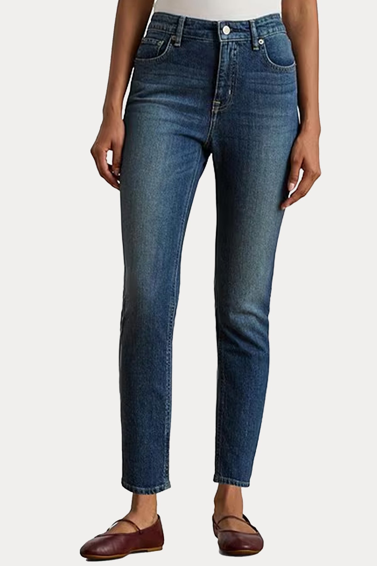 Polo Ralph Lauren Straight Fit Yıkamalı Jeans