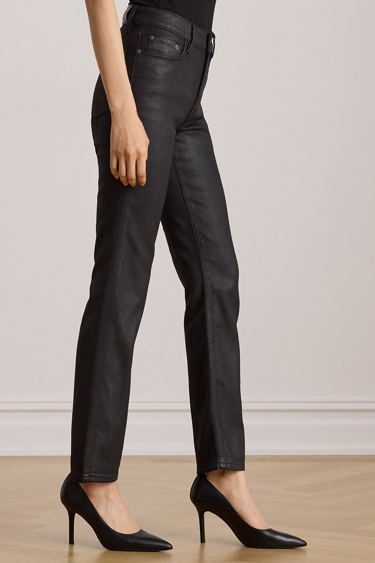 Polo Ralph Lauren Staight Fit Yüksek Bel Mumlu Kumaş Jeans