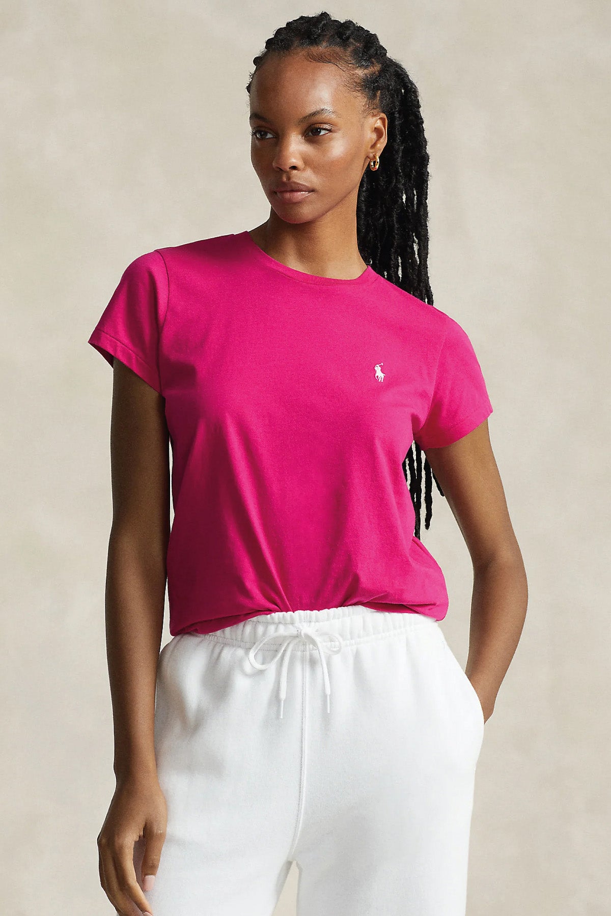 Polo Ralph Lauren Custom Fit Yuvarlak Yaka T-shirt