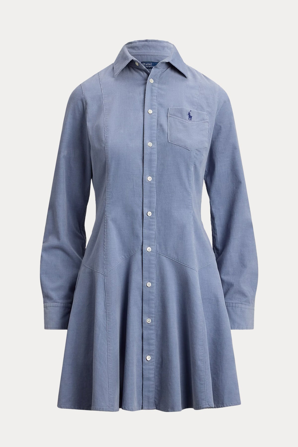 Polo Ralph Lauren Fitilli Kadife Mini Gömlek Elbise