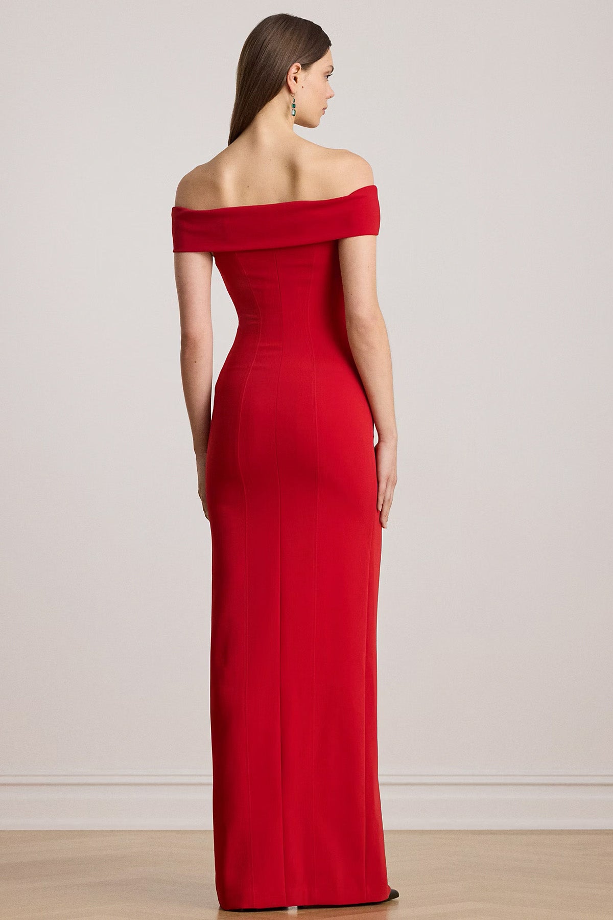 Polo Ralph Lauren Maxi Streç Abiye Elbise