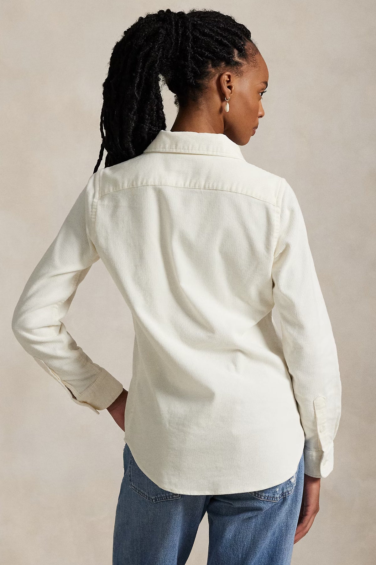 Polo Ralph Lauren Classic Fit Fitilli Kadife Gömlek