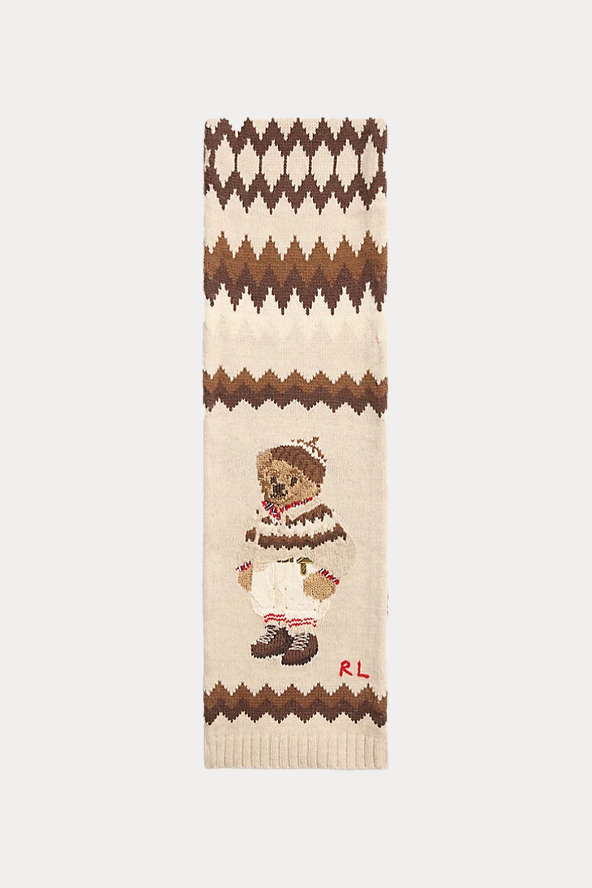 Polo Ralph Lauren Polo Bear Örgü Yün Atkı