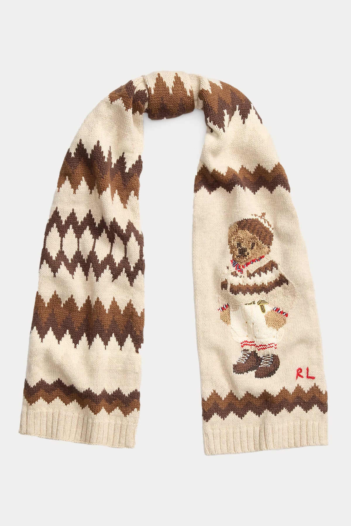 Polo Ralph Lauren Polo Bear Örgü Yün Atkı