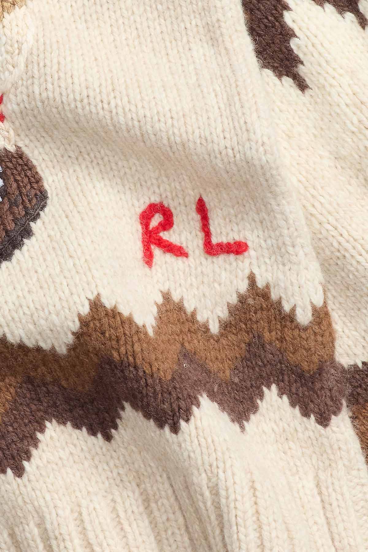 Polo Ralph Lauren Polo Bear Örgü Yün Atkı