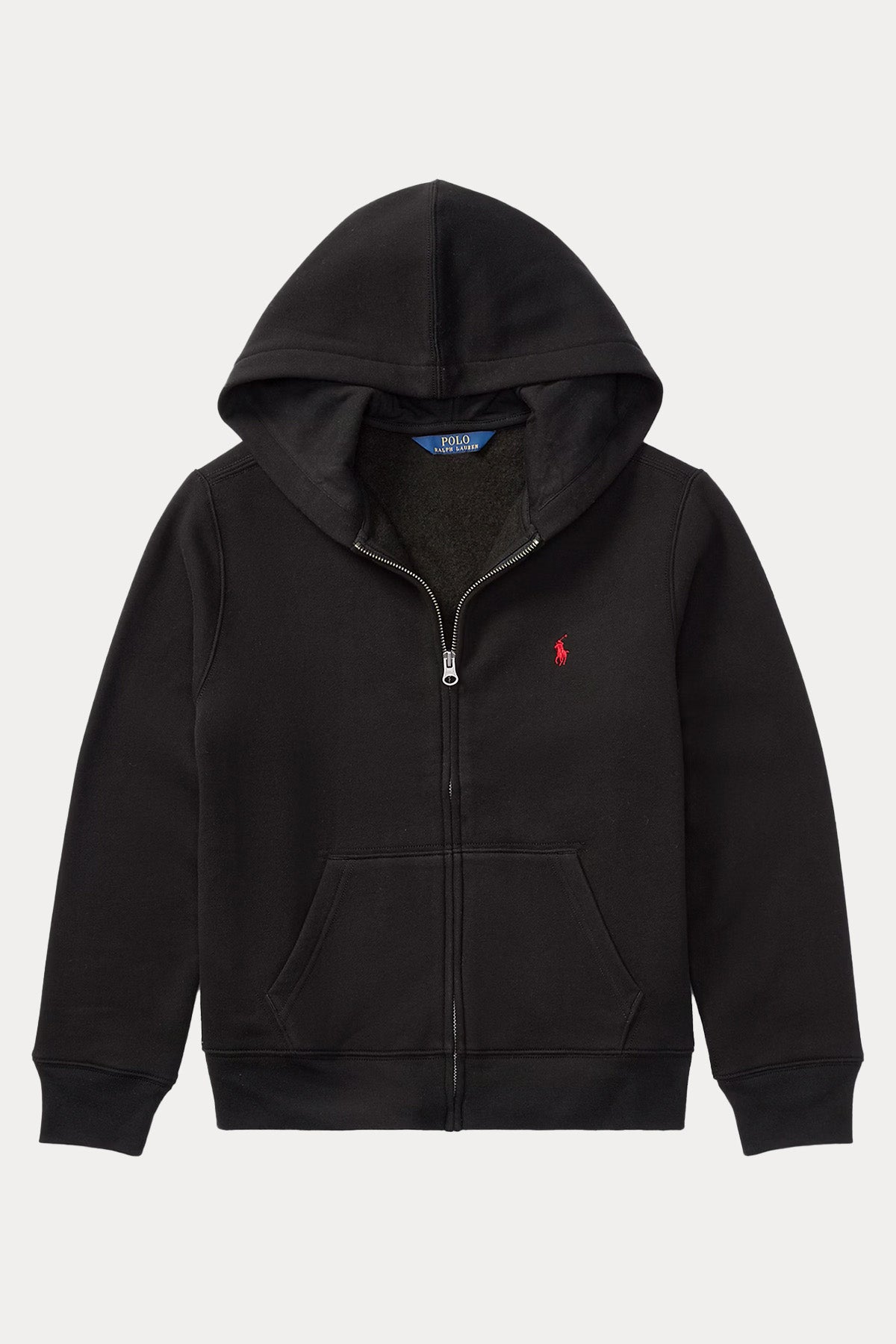 Ralph Lauren ブラック ジップフーディ Polo Ralph Lauren Kids S-L Beden Unisex Çocuk Şardonlu Kapüşonlu
