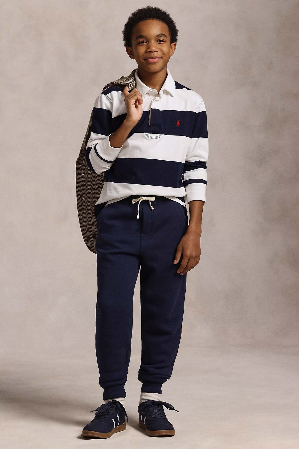 Polo Ralph Lauren Kids S-XL Beden Unisex Çocuk Beli Lastikli Şardonlu Eşofman Altı