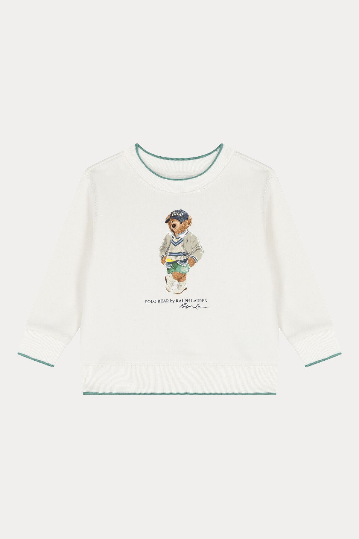 Polo Ralph Lauren Kids 12-24 Aylık Unisex Çocuk Şardonlu Polo Bear Sweatshirt