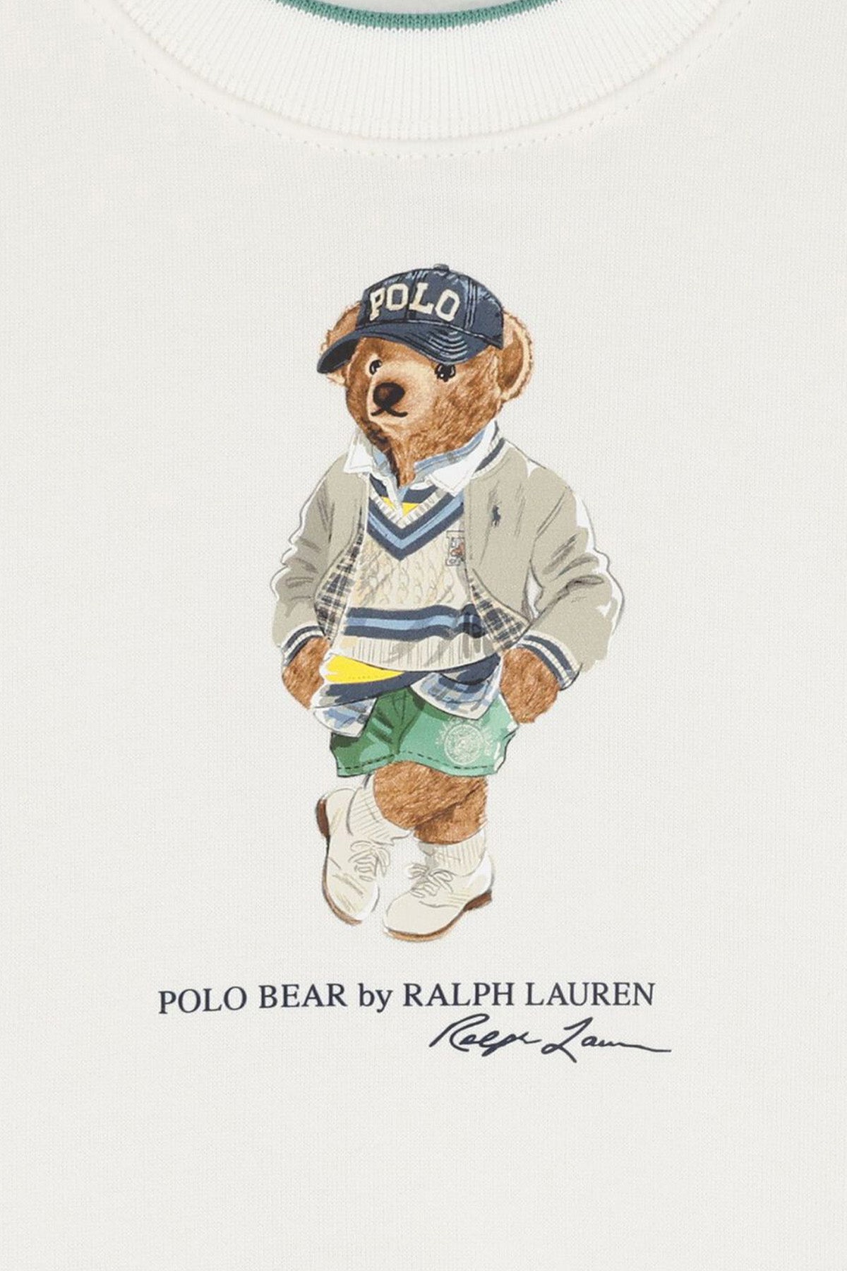 Polo Ralph Lauren Kids 12-24 Aylık Unisex Çocuk Şardonlu Polo Bear Sweatshirt