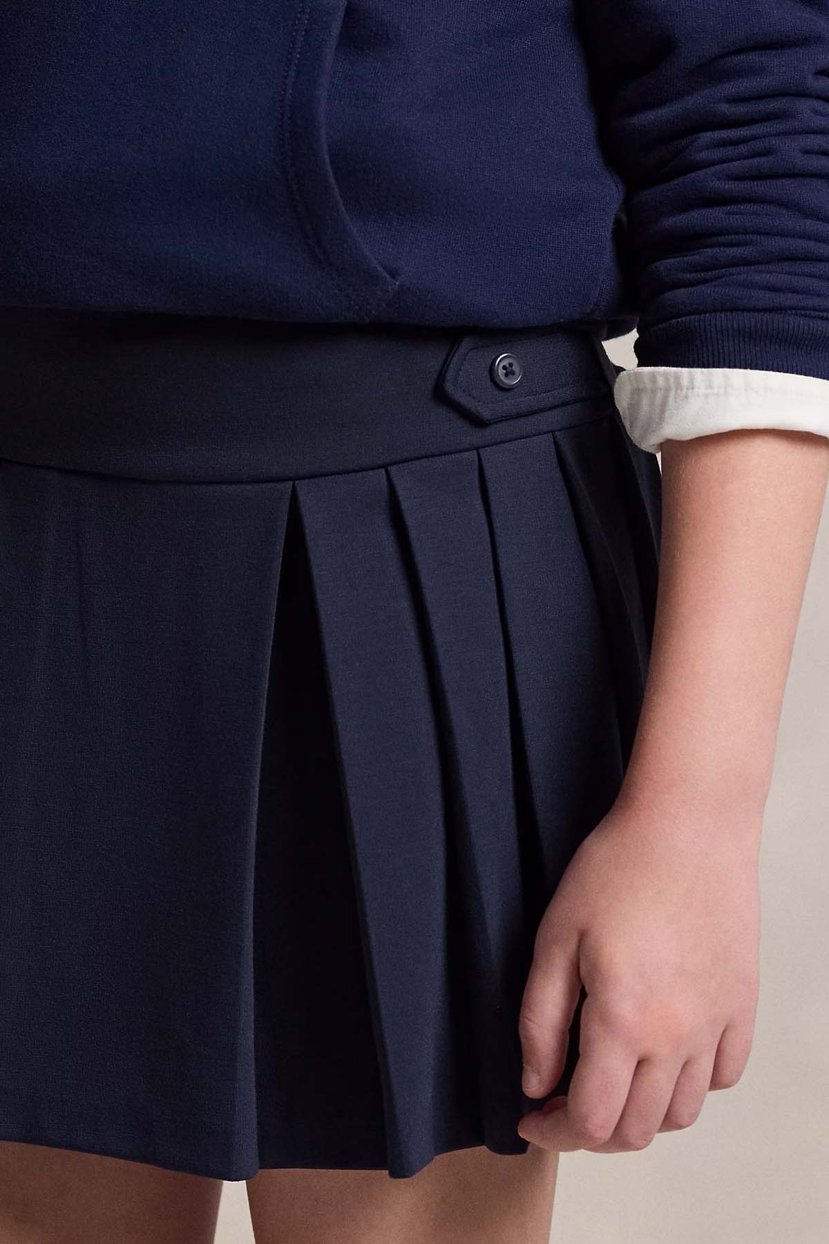 Polo Ralph Lauren Kids S Beden Kız Çocuk Şortlu Pileli Mini Etek