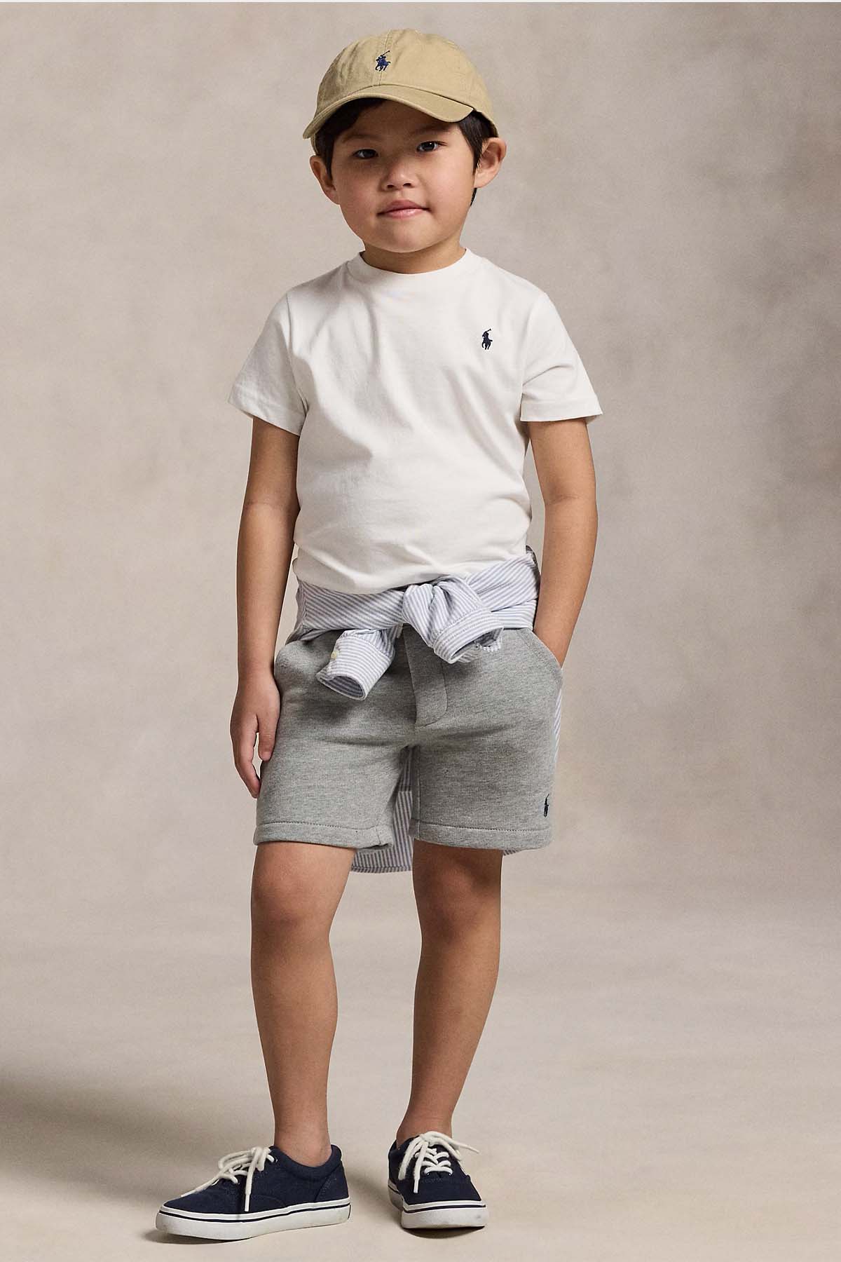 Polo Ralph Lauren Kids 3-7 Yaş Unisex Çocuk Yuvarlak Yaka T-shirt