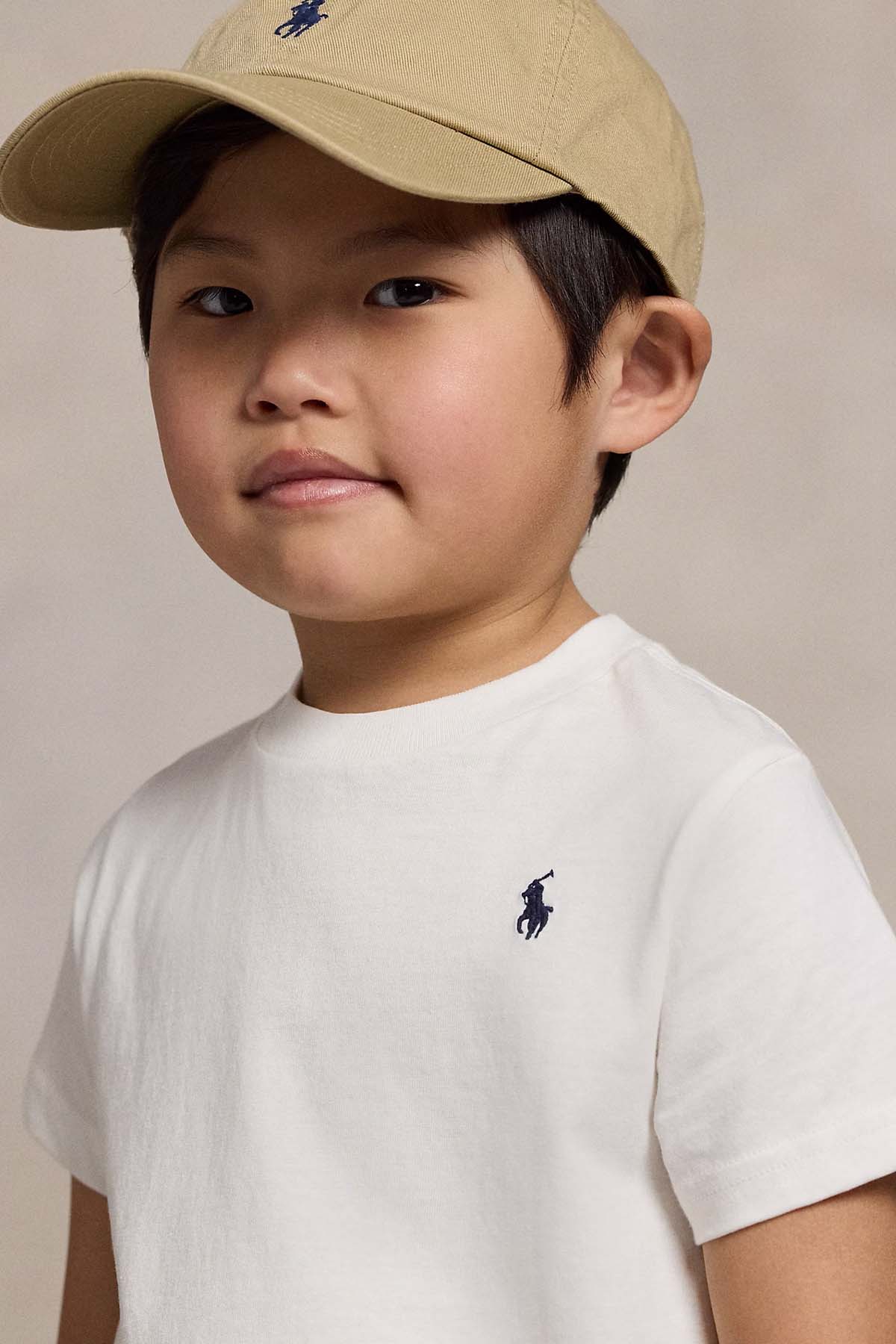 Polo Ralph Lauren Kids 3-7 Yaş Unisex Çocuk Yuvarlak Yaka T-shirt