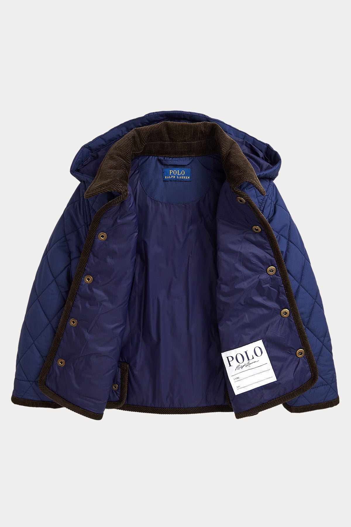 Polo Ralph Lauren Kids 3-5 Yaş Erkek Çocuk Kapitone Desenli Kapüşonlu Mont