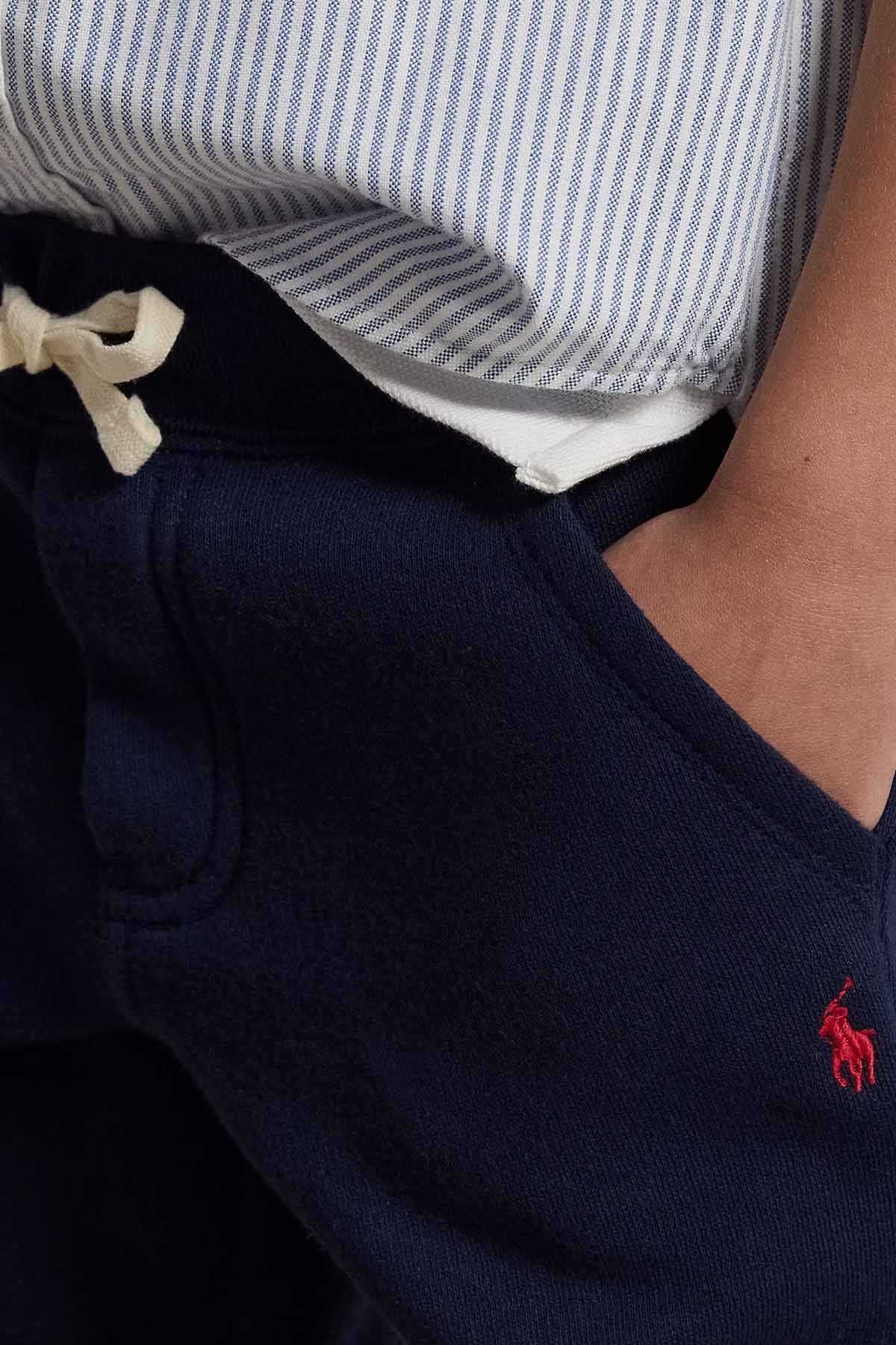 Polo Ralph Lauren Kids 2-7 Yaş Unisex Çocuk Beli Lastikli Şardonlu Eşofman Altı