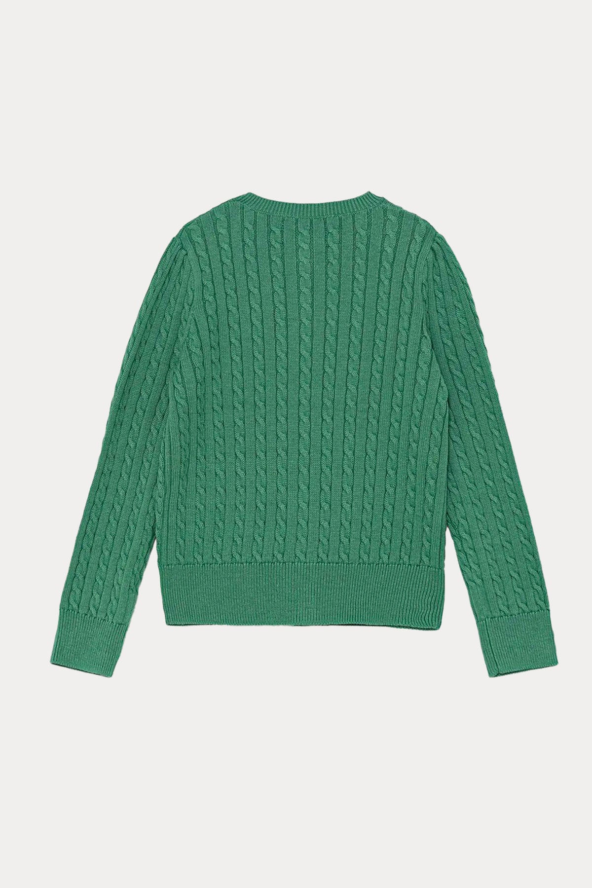 Polo Ralph Lauren Kids 4 Yaş Kız Çocuk Saç Örgü Polo Bear Triko Ceket