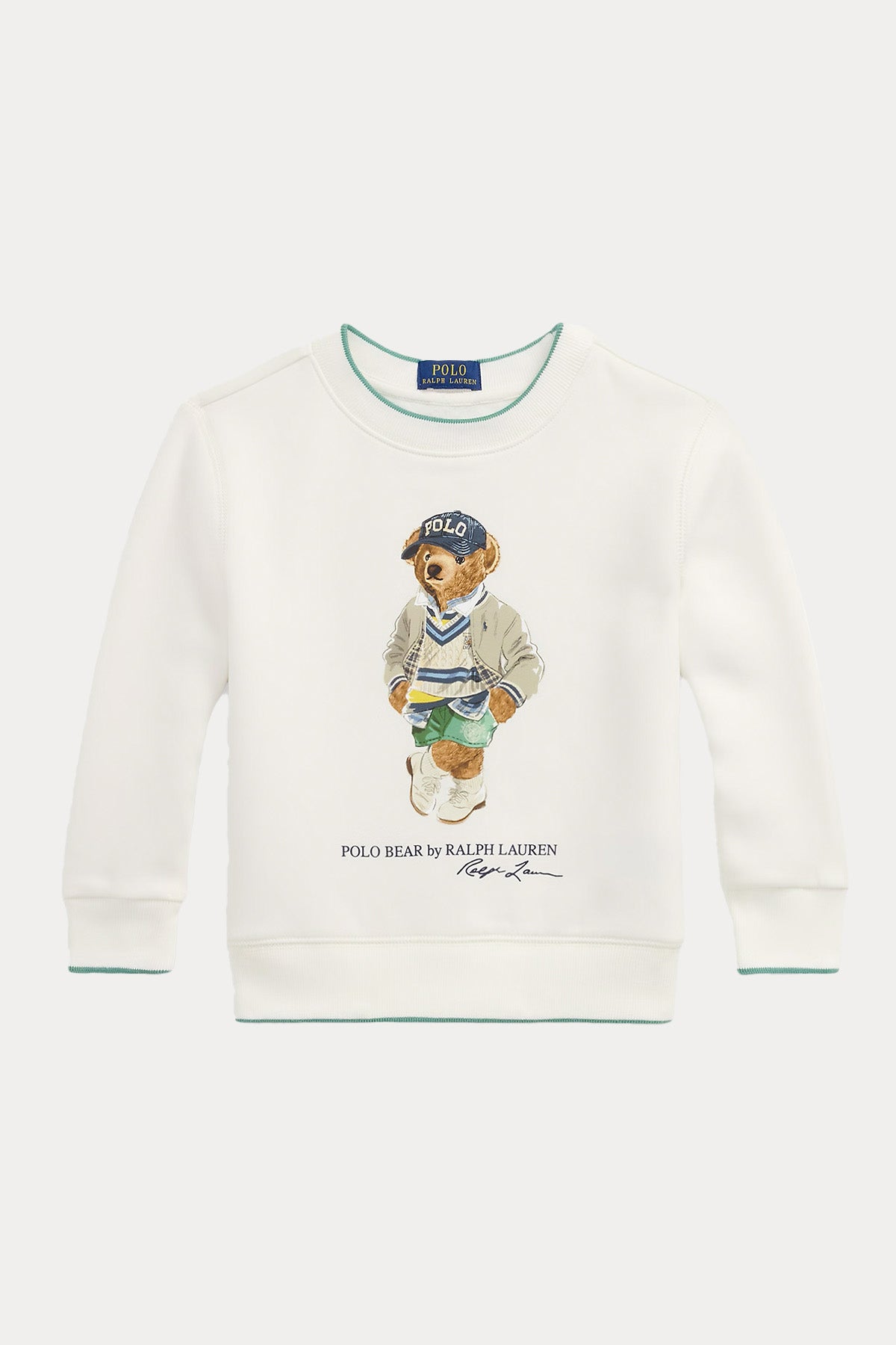 Polo Ralph Lauren Kids 2-7 Yaş Unisex Çocuk Şardonlu Polo Bear Sweatshirt