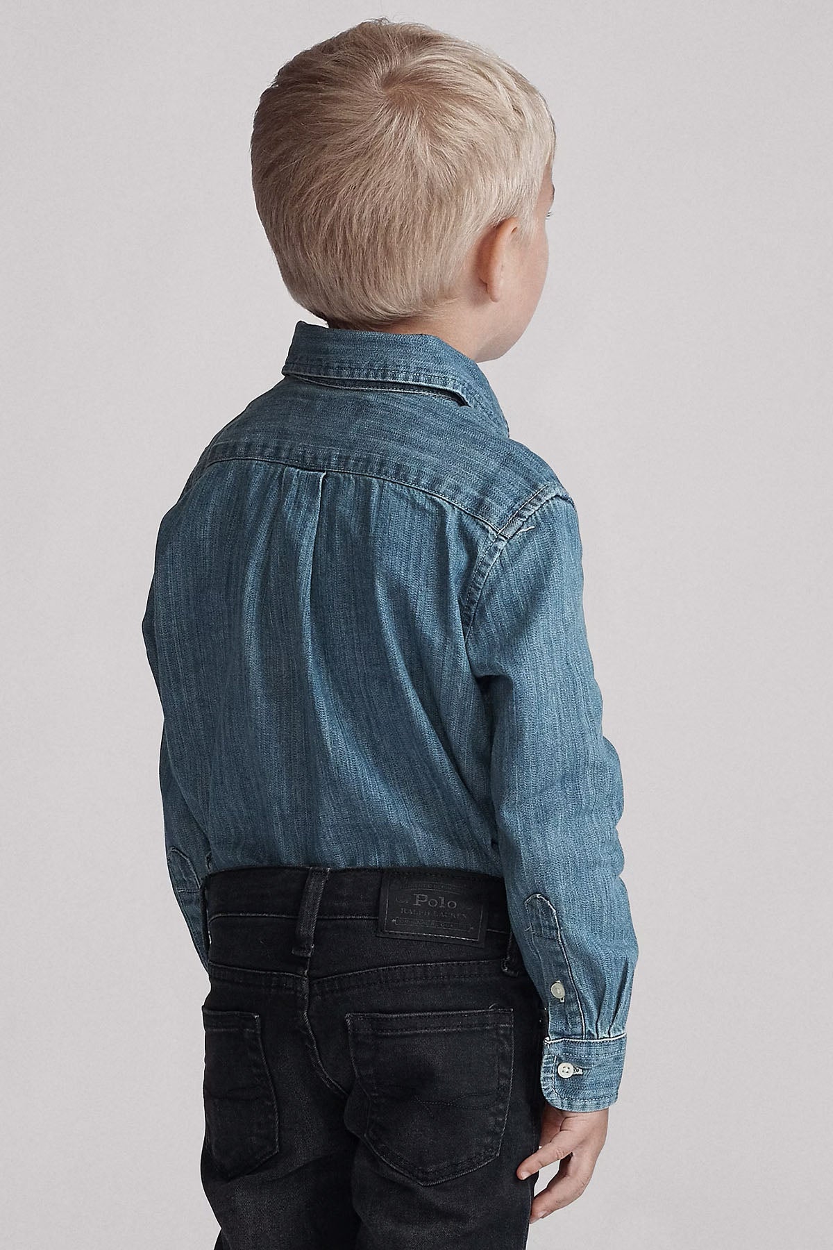Polo Ralph Lauren Kids 3-7 Yaş Erkek Çocuk Denim Gömlek