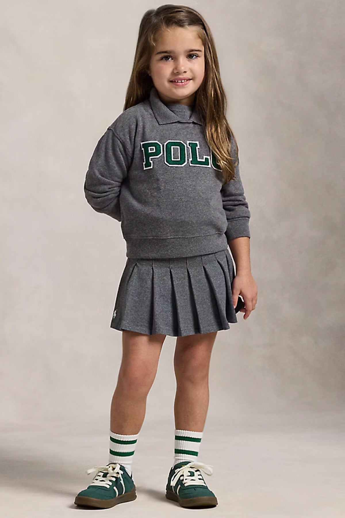 Polo Ralph Lauren Kids 3-4 Yaş Kız Çocuk Beli Lastikli Mini Etek