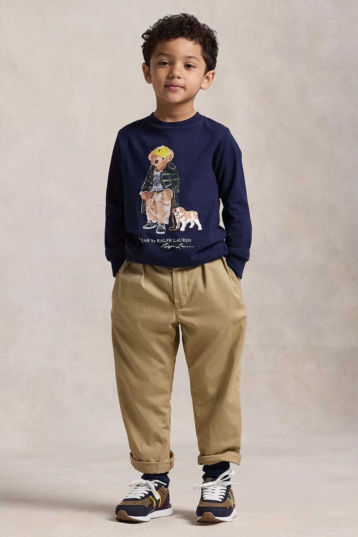 Polo Ralph Lauren Kids 3-7 Yaş Unisex Çocuk Polo Bear T-shirt