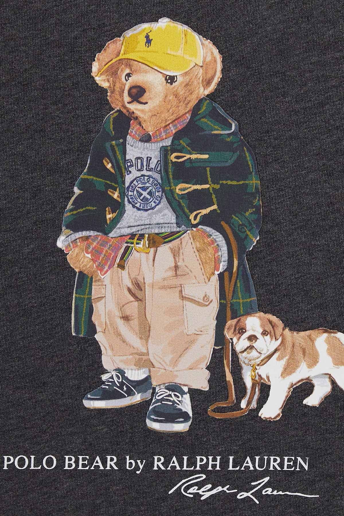 Polo Ralph Lauren Kids S-L Beden Unisex Çocuk Polo Bear Şardonlu Sweatshirt