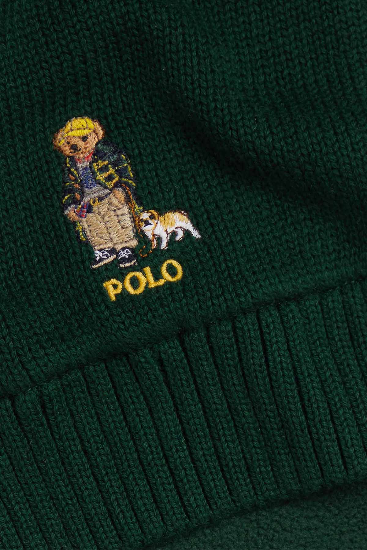 Polo Ralph Lauren Kids S-XL Beden Unisex Çocuk Polo Bear Örgü Atkı