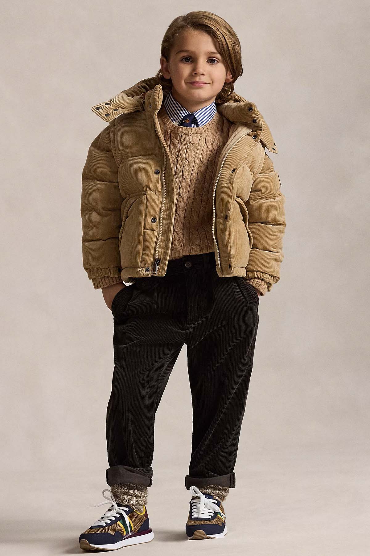 Polo Ralph Lauren Kids 6 Yaş Unisex Çocuk Saç Örgü Triko