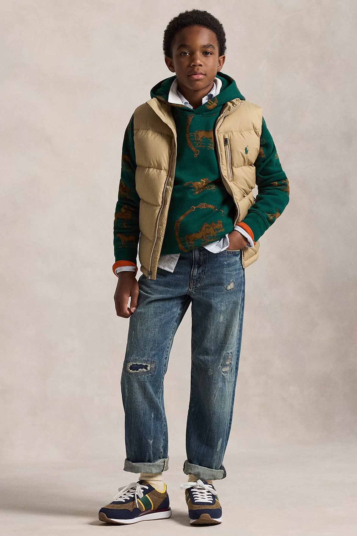 Polo Ralph Lauren Kids L Beden Erkek Çocuk Puffer Yelek