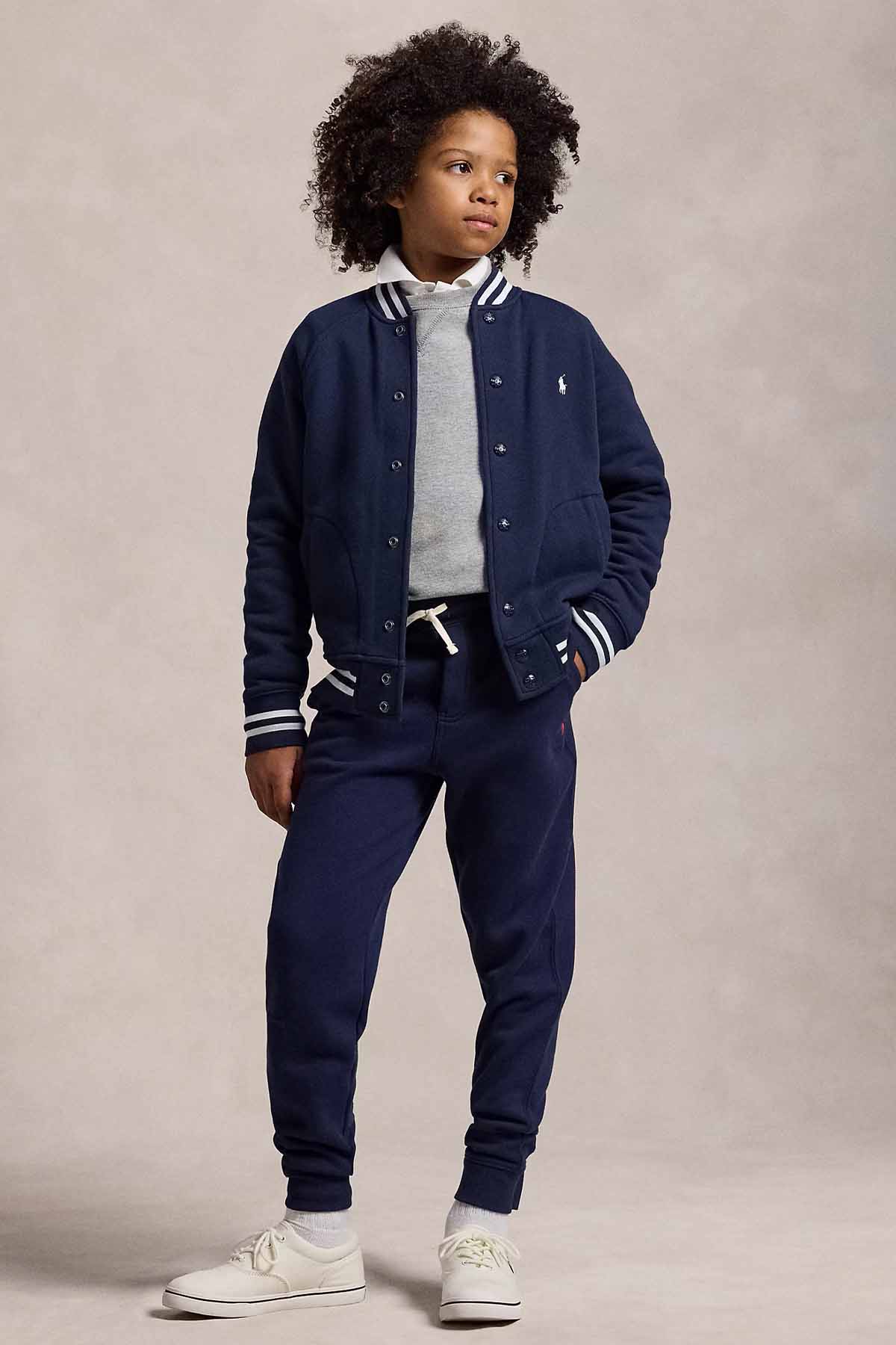 Polo Ralph Lauren Kids S Beden Erkek Çocuk Şardonlu Bomber Ceket