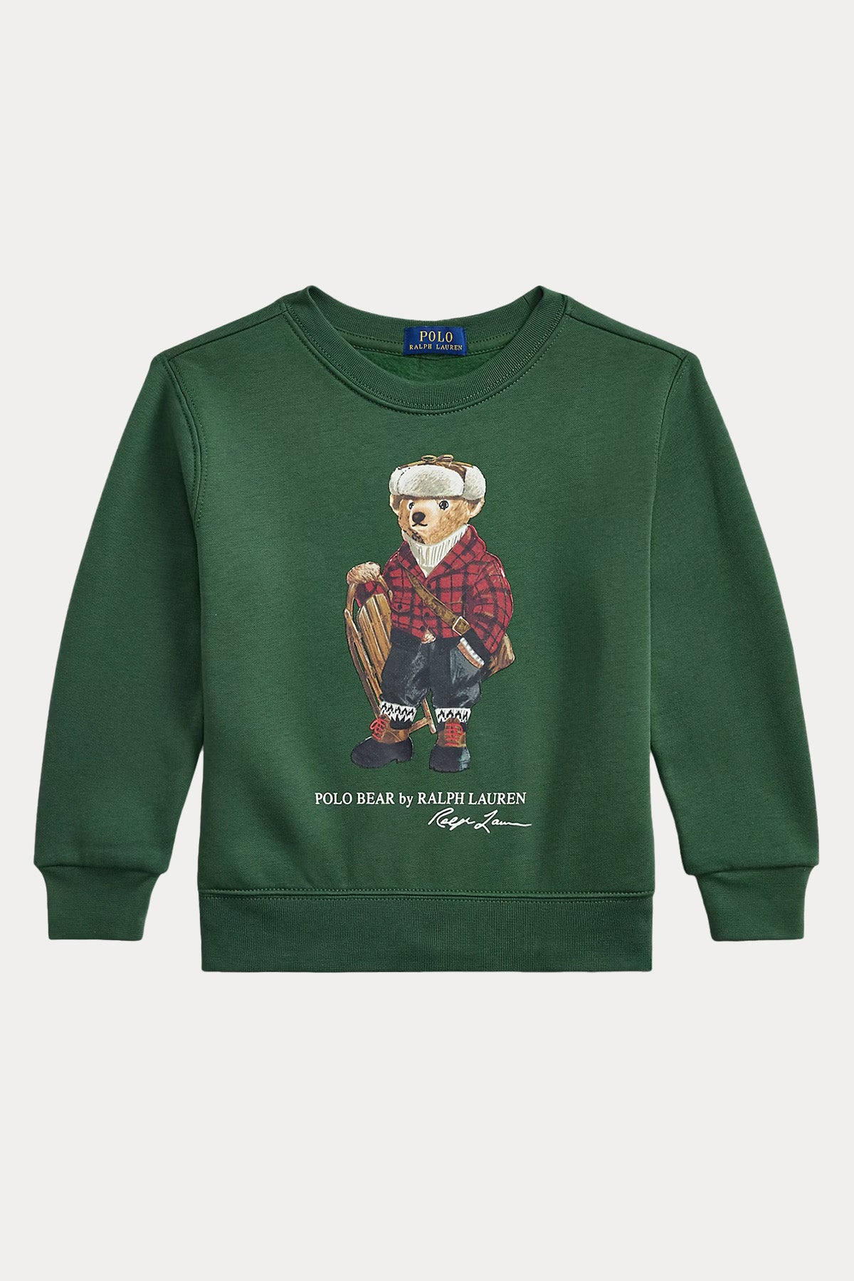 Polo Ralph Lauren Kids 3-7 Yaş Unisex Çocuk Polo Bear Şardonlu Sweatshirt