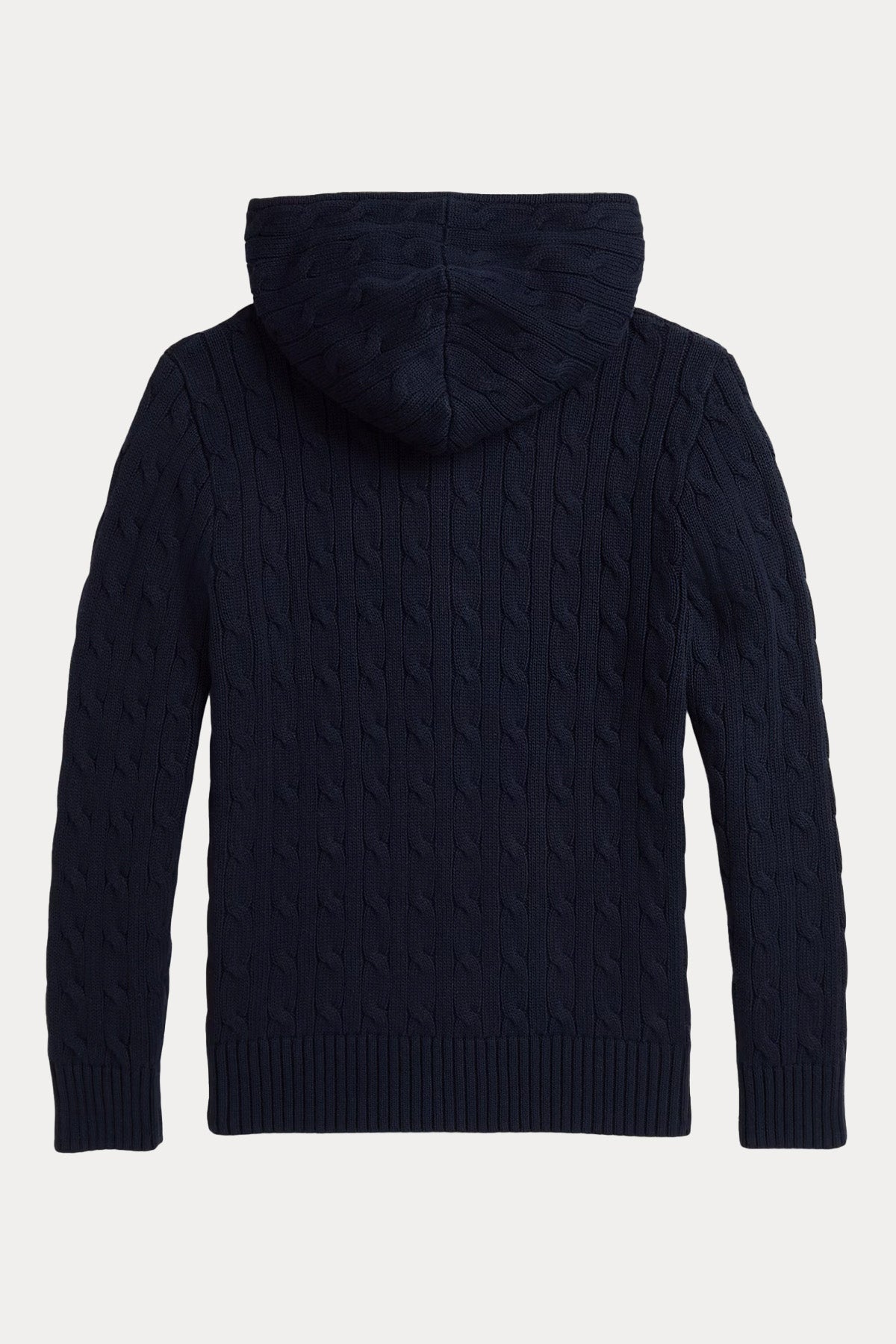 Polo Ralph Lauren Kids S-L Beden Unisex Çocuk Saç Örgü Kapüşonlu Triko Ceket