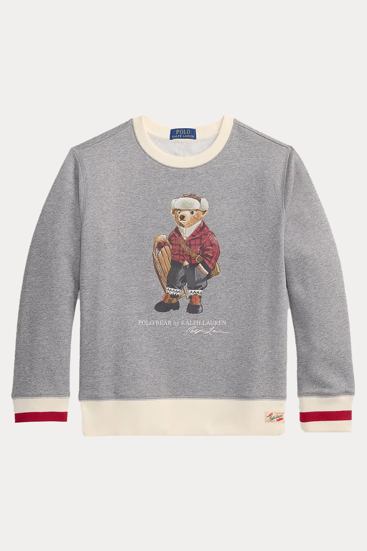 Polo Ralph Lauren Kids S-L Beden Unisex Çocuk Polo Bear Şardonlu Sweatshirt