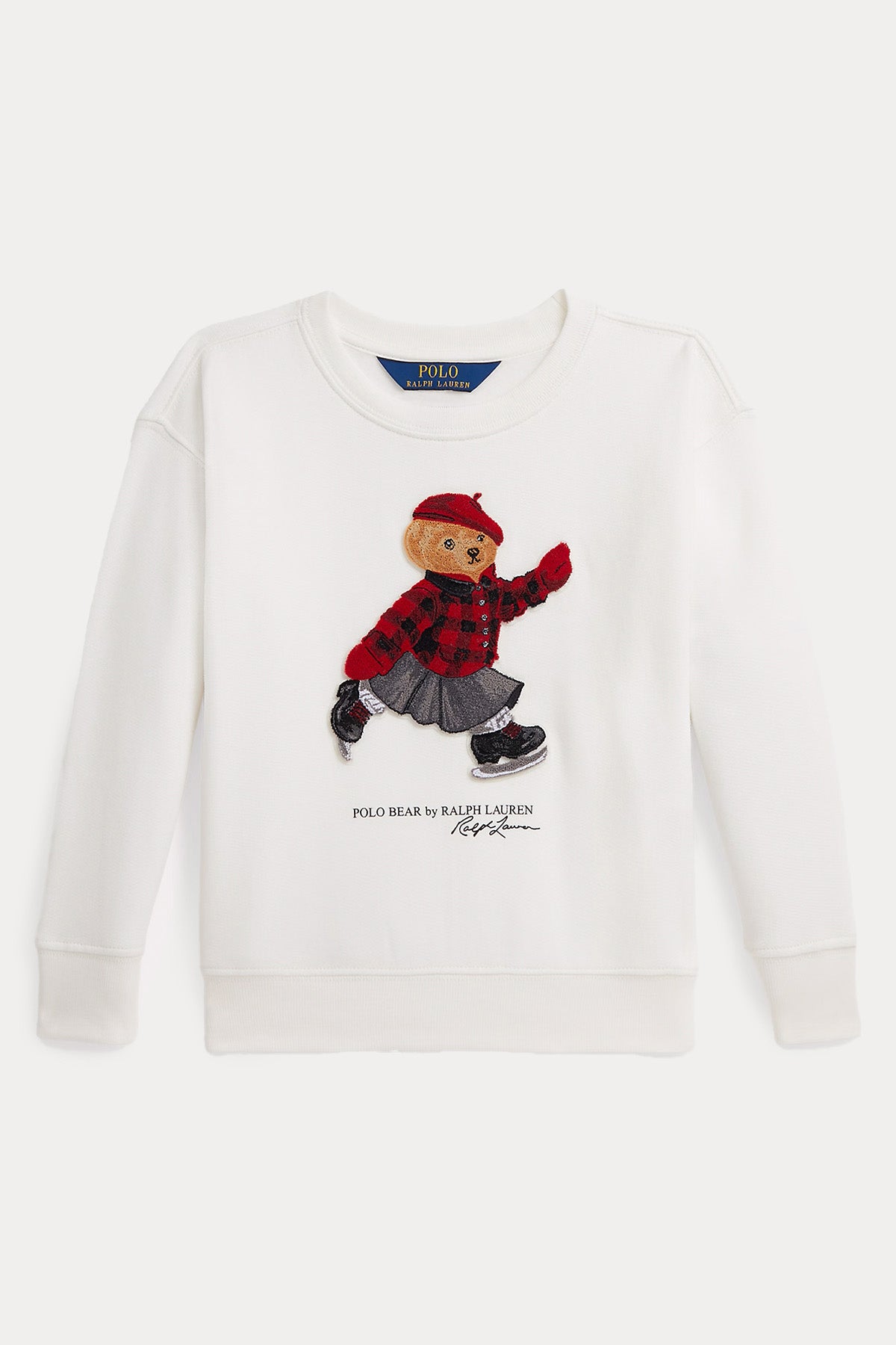 Polo Ralph Lauren Kids 3-5 Yaş Kız Çocuk Polo Bear Şardonlu Sweatshirt