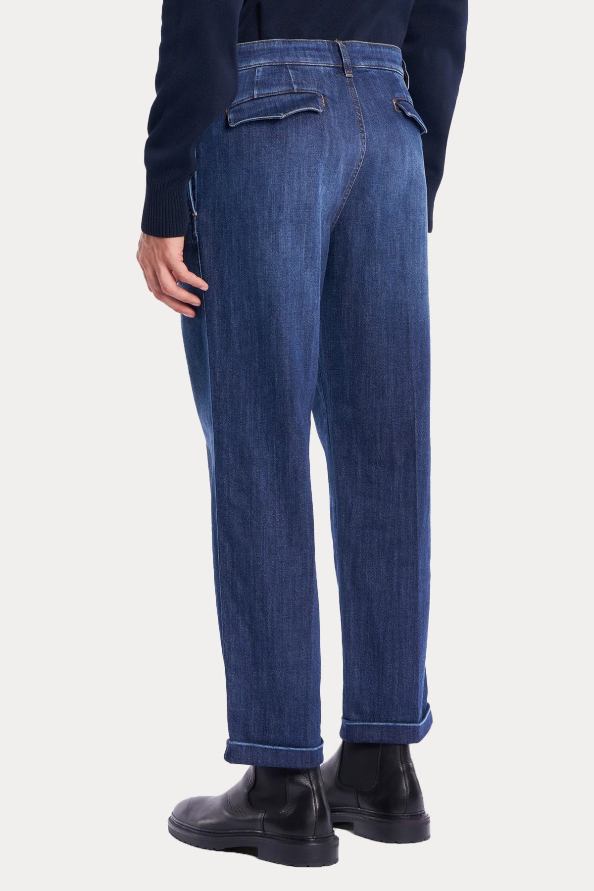 Pantaloni Torino Lord Relaxed Fit Tek Pile Duble Paça Jeans