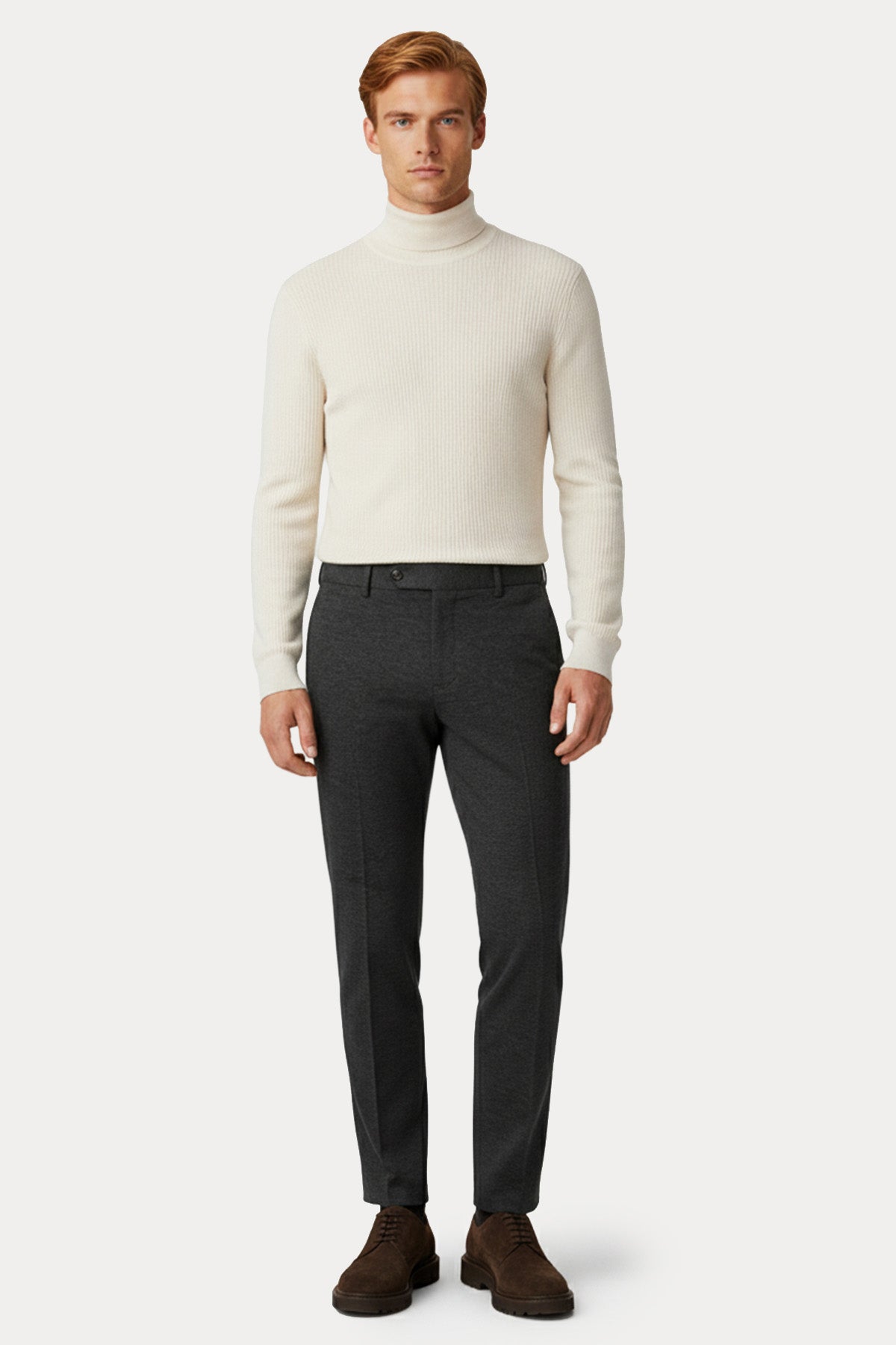 Pantaloni Torino Slim Fit Beli Lastikli Streç Pantolon