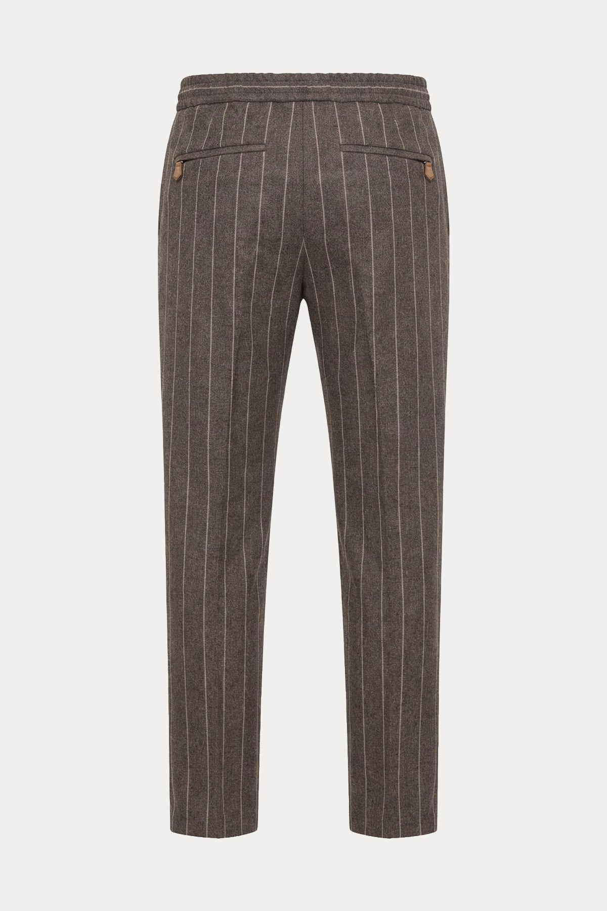 Pantaloni Torino Soft Fit Beli Lastikli Kaşmir Yün Pantolon