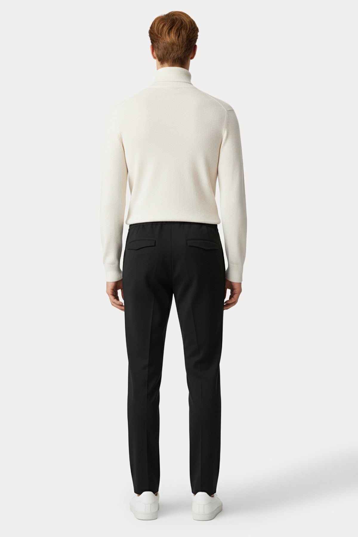 Pantaloni Torino Omega Beli Lastikli Yandan Cepli Streç Pantolon