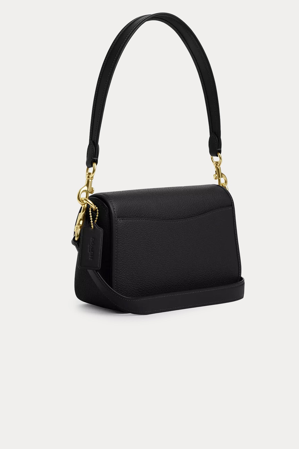 Coach Logolu Deri Omuz Çantası