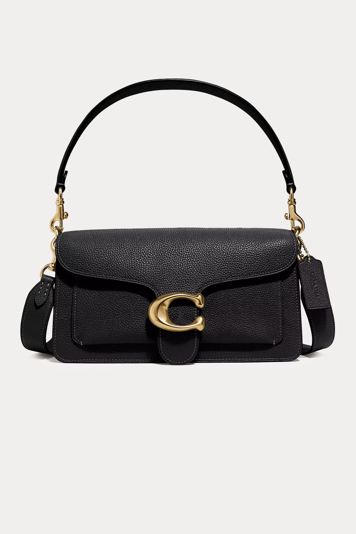 Coach Logolu Deri Omuz Çantası